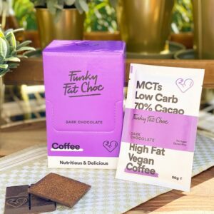KETO-chocolade Funky Fat Foods - COFFEE (10 + 1 gratis)